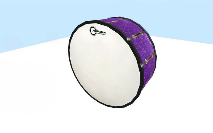 Innovative Percussion Bass Drum Beater - Jim Riley Balance Point Model In Purple (KDB-BP)